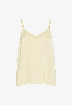 VILA, VIENNA RAVENNA LACE SINGLET - NOOS - Débardeur - pastel yellow