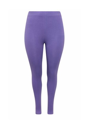 Yours Clothing, PLUS SIZE BASIC LEGGINGS - Leggings - purple
