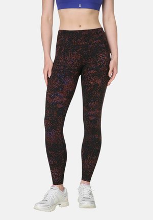 POWER WORKOUT - Collants de running - brown tortoise print
