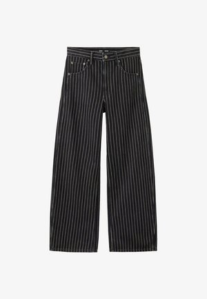 Mango, ADULT - Vaqueros holgados - black denim