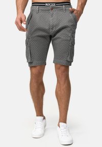 INDICODE JEANS - ARBOR - Shorts - lt grey Thumbnail Image 1