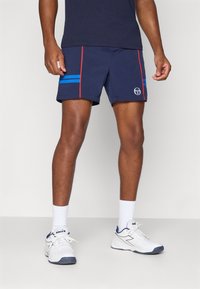 Sergio Tacchini - ROMOLO SHORT - Sports shorts - maritime blue/adrenaline rush/nautical blue Thumbnail Image 1