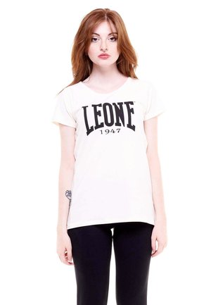 LEONE 1947, WOMAN SHORT SLEEVES BASIC 1947 - T-shirt imprimé - whisper white