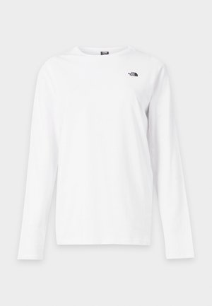 The North Face, ESSENTIAL SIMPLE DOME RELAXED LONG SLEEVE - Langærmet T-shirt - tnf white