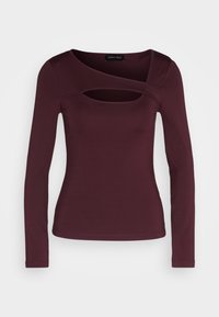 Topper langermet - dark brown