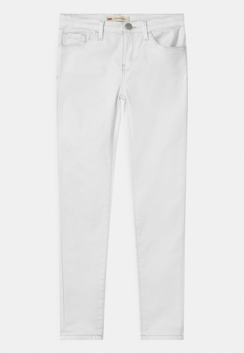 Levi's® 710 SUPER SKINNY FIT - Calças de ganga de corte skinny - white