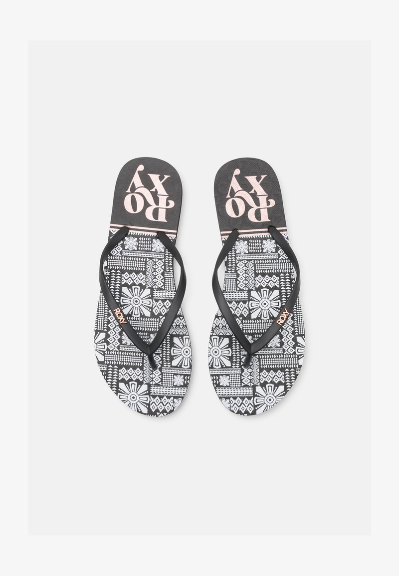 Roxy VIVA - Sandálias em T - armor/white/black