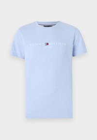 TOMMY LOGO TEE - Tricou cu imprimeu - heathered blue