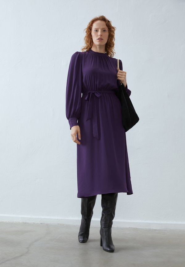 Day dress - dark purple3