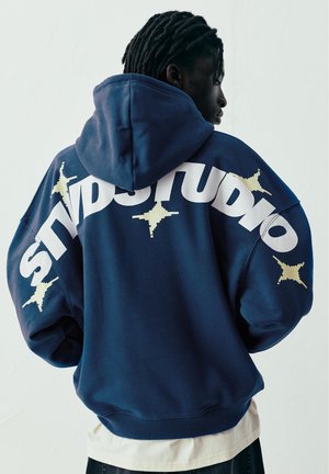 STWD STUDIO - Kapucnis pulóver - blue