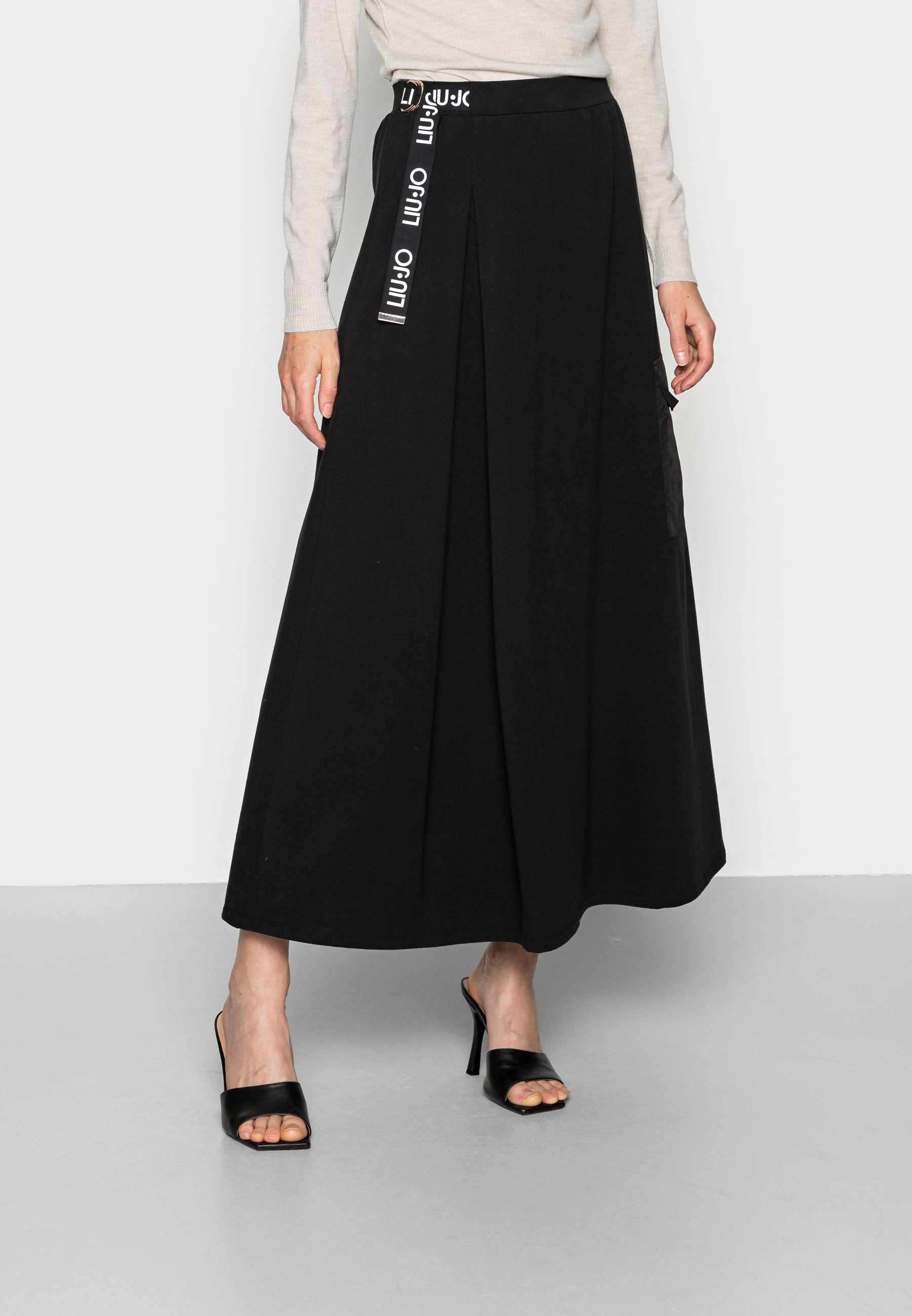 Liu Jo Jeans GONNA FELPA - Gonna lunga - nero - Zalando.it