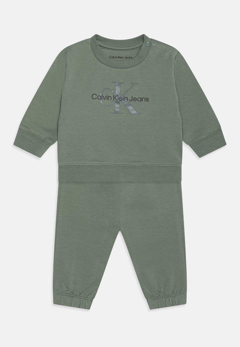 Calvin Klein Jeans MONOGRAM UNISEX SET - Tuta - meteor green