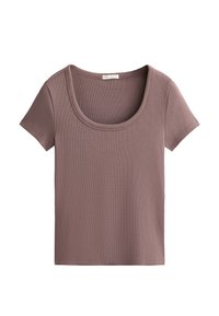 SOFT TOUCH HEAVY RIB ROUND NECK - Osnovna majica kratkih rukava - lilac