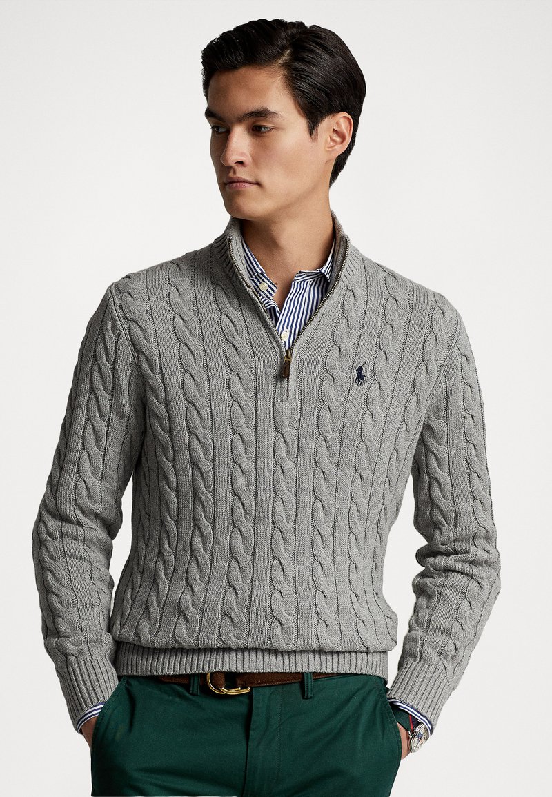 Polo Ralph Lauren - LONG SLEEVE - Pullover - fawn grey heather, Agrandir