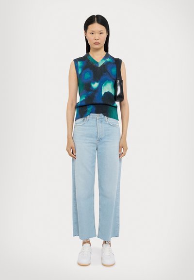 PS Paul Smith SLEVELESS V NECK - Topper - blue