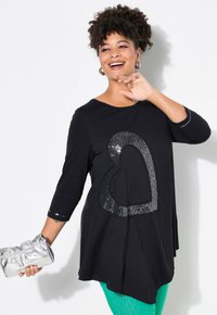 MIAMODA Langarmshirt - black
