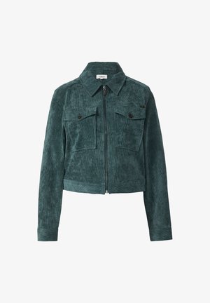 s.Oliver, VERKÜRZTE MIT TASCHEN - Veste légère - petrol