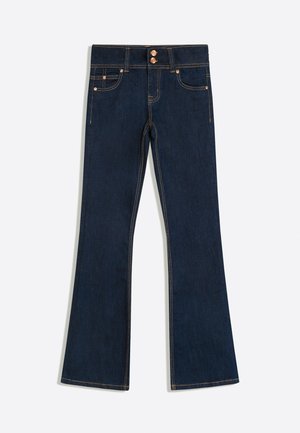 Bershka, BOOT-CUT JEANS - Jean bootcut - blue
