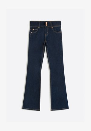 Bershka, BOOT-CUT JEANS - Jean bootcut - blue