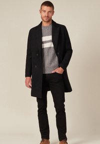 BONOBO Jeans MIT LANGEN ÄRMELN - Strickpullover - gris foncé