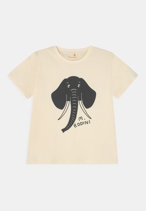 ELEPHANT TEE UNISEX - Triko s potiskem - offwhite