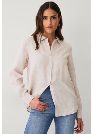 Ellos Collection MAGDA - Overhemdblouse - beigemelange