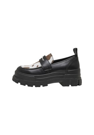 Buffalo, ASPHA LOAFER - Instappers - black animalmix