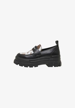 Buffalo, ASPHA LOAFER - Instappers - black animalmix