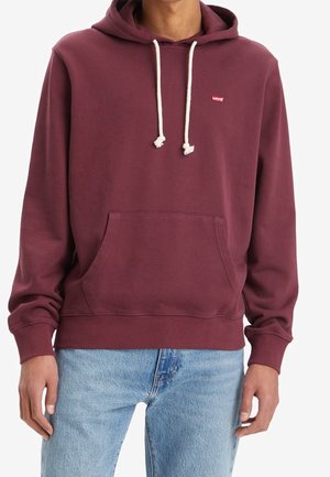 Kapuzenpullover - bordeaux