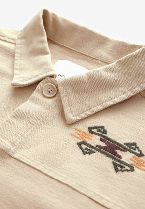 Next REGULAR FIT NAVAJO STYLE EMBROIDERED - Summer jacket - natural