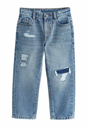 Next, AUTHENTIC - Jean droit - mid blue distressed