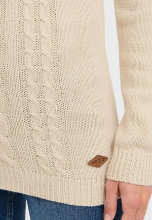 Oxmo Omaya Pull Sweat-Shirt Femme - Col Rond, Coton Doux, Regular Fit