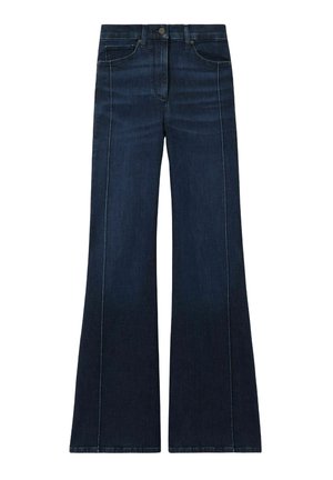 Reiss HEATHER STRETCH WIDE LEG  - Leveälahkeiset - dark blue