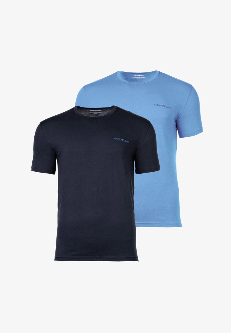 Emporio Armani 2ER PACK - Navadna majica - marine hellblau