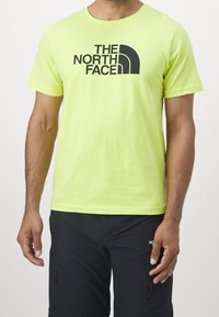 The North Face Triko s potiskem - neon green