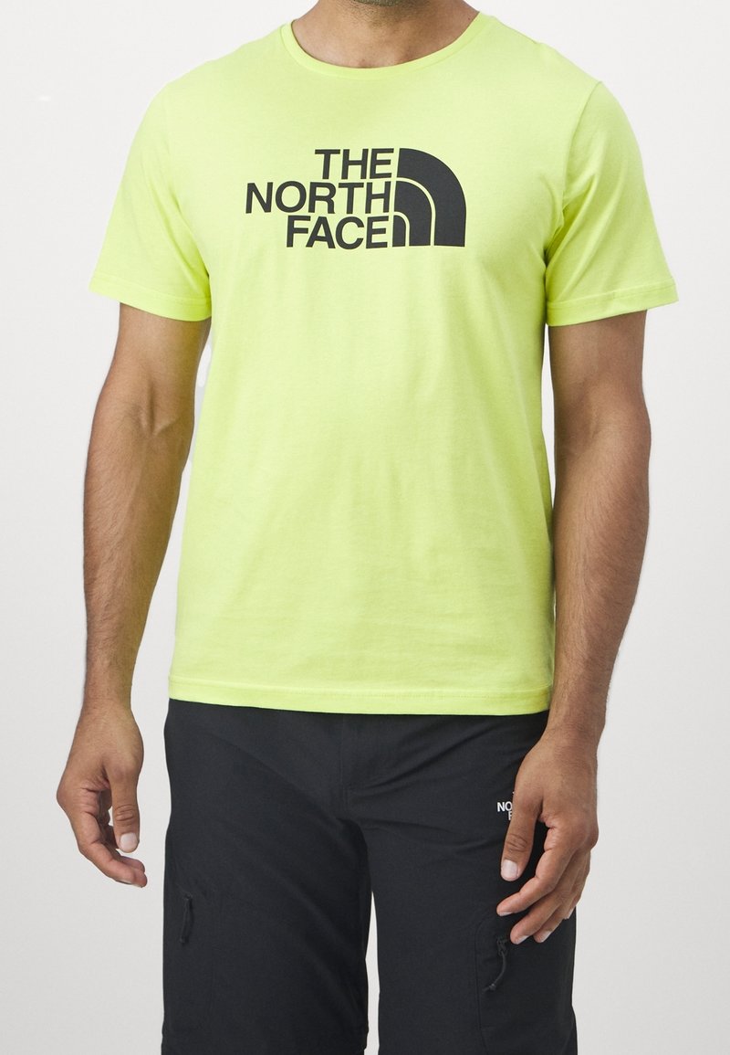 The North Face Triko s potiskem - neon green