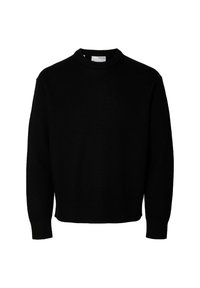 SLHARNE CREW NECK - Svetr - black