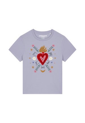 watapparel, LOVE - T-shirt print - lavender