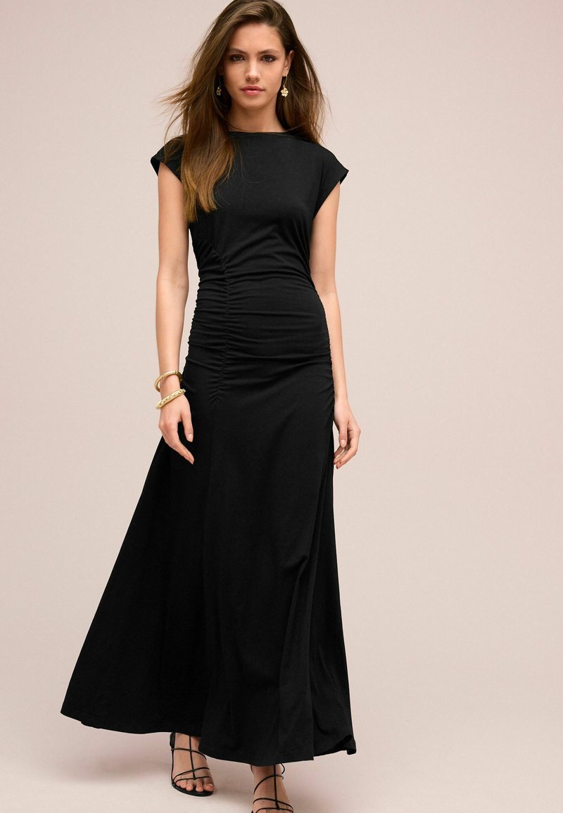 Next RUCHED SLEEVE TALL - Maxi šaty - black