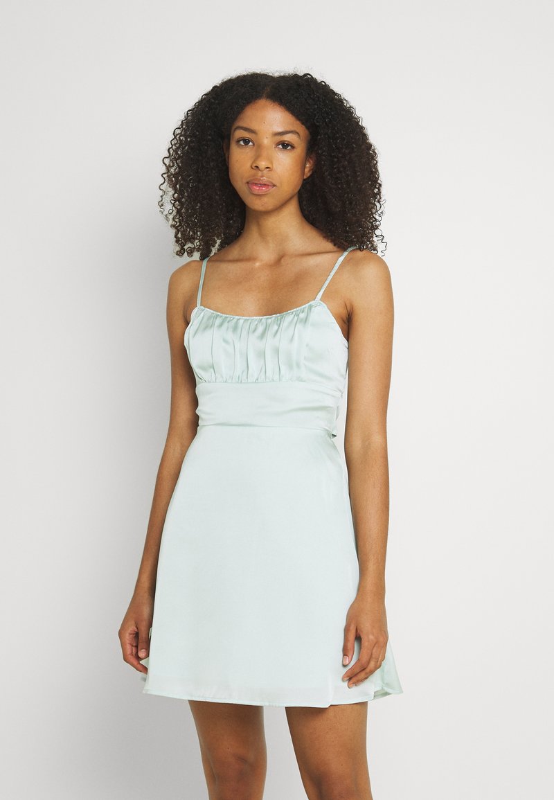 Hollister Co. SUMMER SHORT DRESS Nappali ruha green solid/zöld