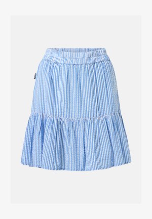 Seaside, MARINA SEERSUCKER SHORT SKIRT W - A-snit nederdel - blue stripe