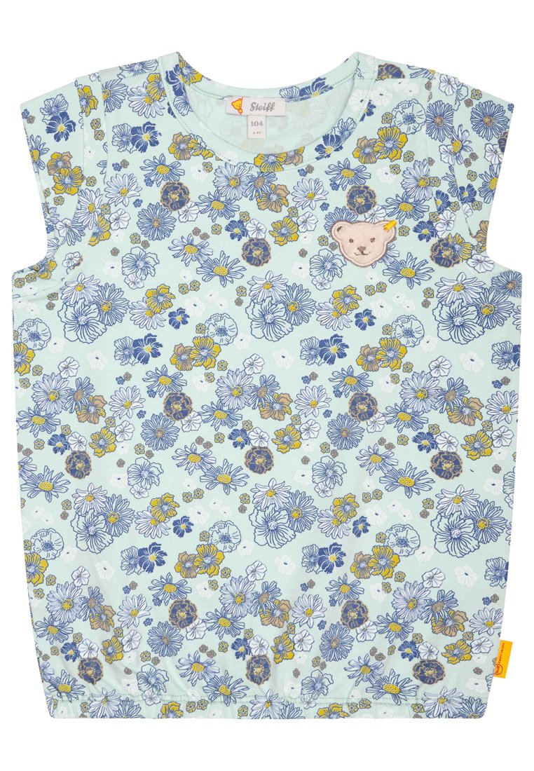 Steiff T-shirt print lichtblauw