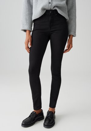 OPUS, MID RISE ANKLE - Jeans Skinny - black