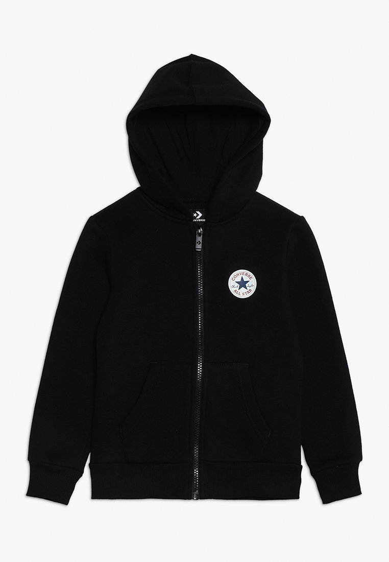 Converse - CHUCK PATCH FULL ZIP HOODIE  - Zip-up sweatshirt - black, Enlarge