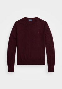 WOOL CREWNECK SWEATER - Pullover - aged wine heather