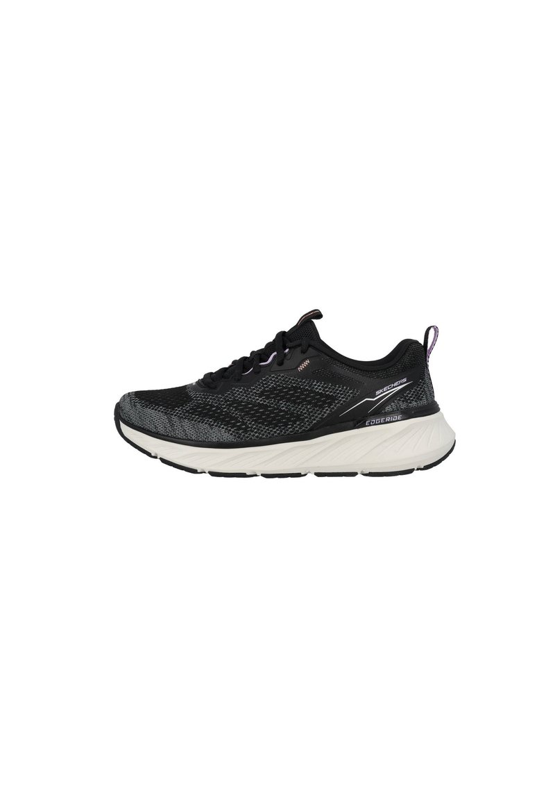 Skechers EVERYDAY CITIZEN - Sneakers laag - black knit   lavender trim
