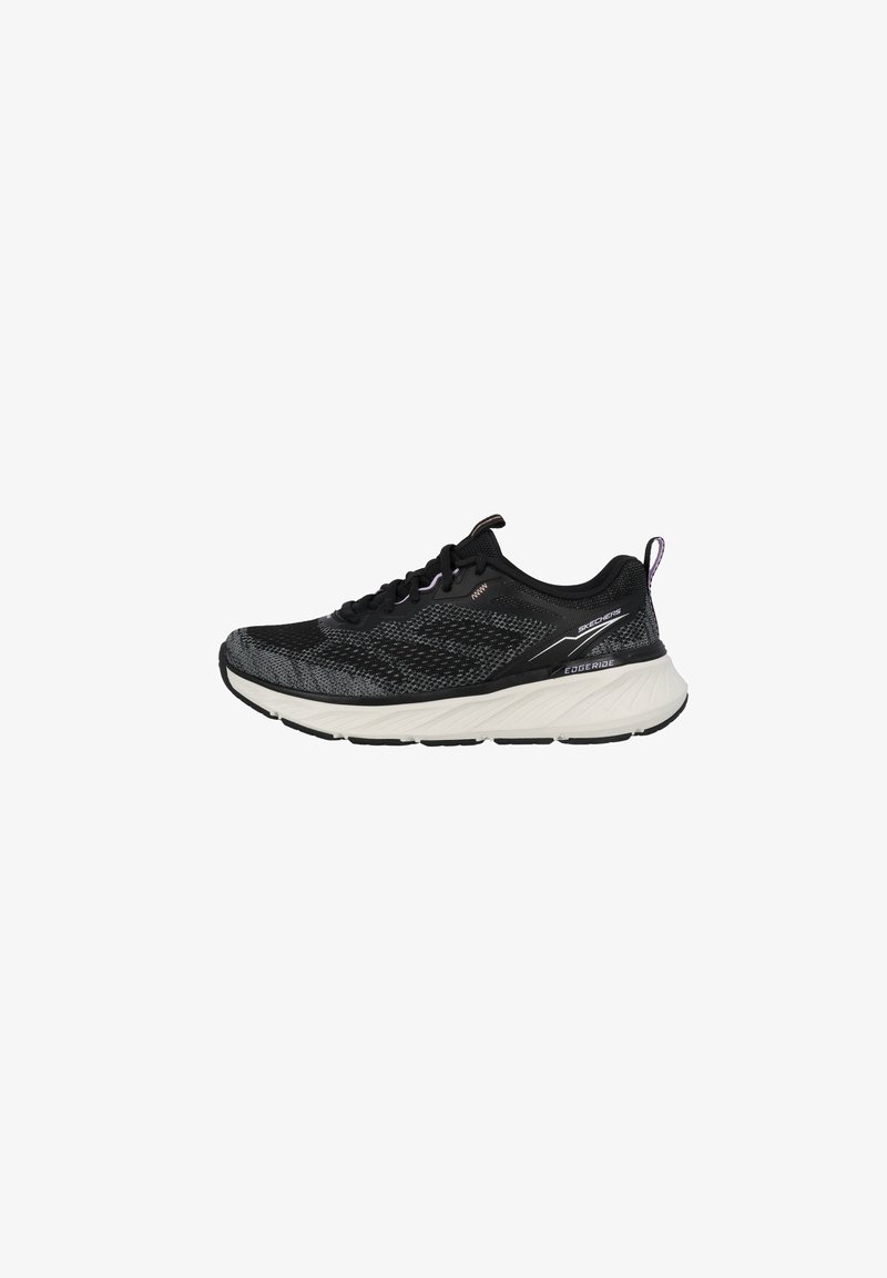Skechers EVERYDAY CITIZEN - Sneakers basse - black knit lavender trim