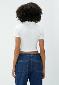 Koton SHORT SLEEVE TISSUED  - T-shirts basic - white