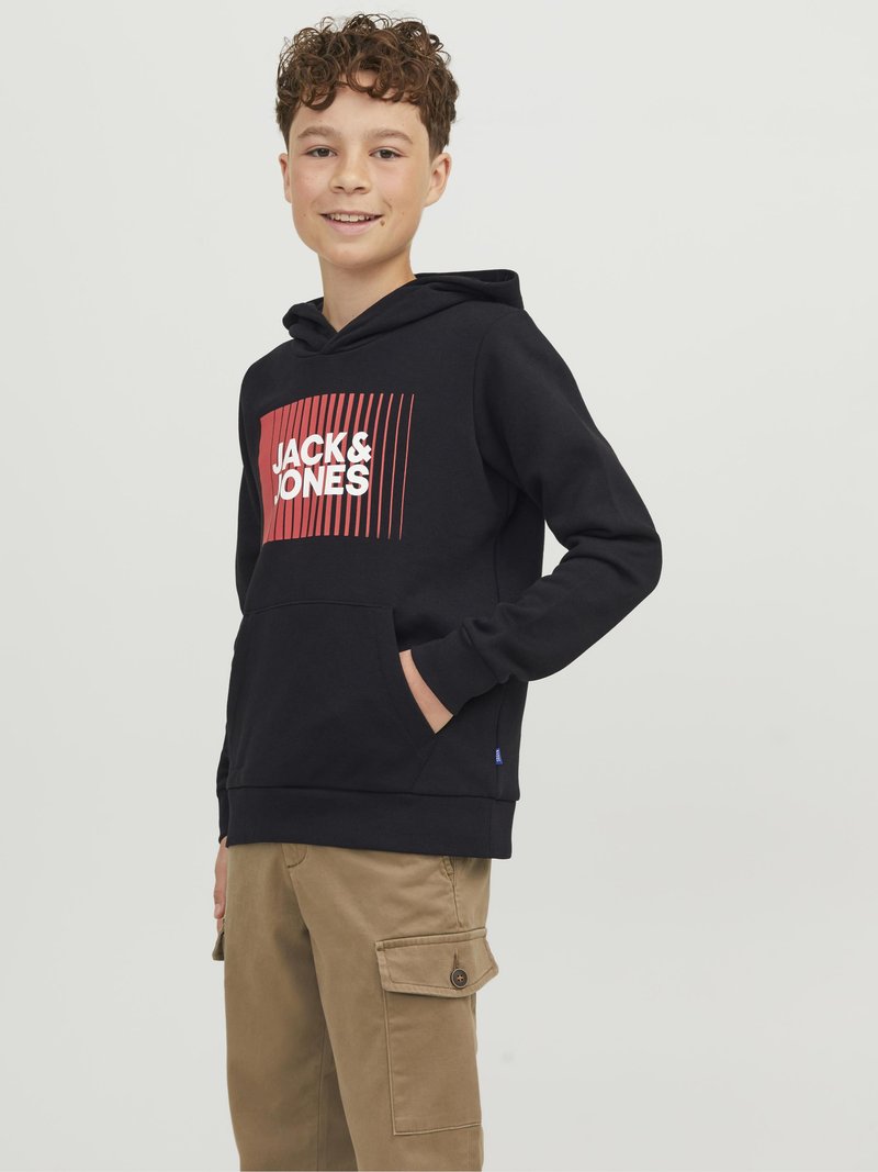 Jack & Jones Junior - JJECORP LOGO PLAY - Hoodie - black, Enlarge