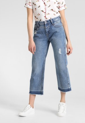 Flared Jeans - blue denim
